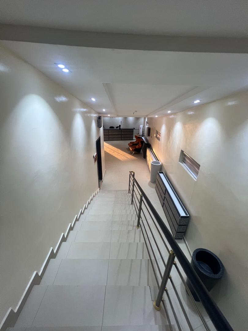 Hotel stairway